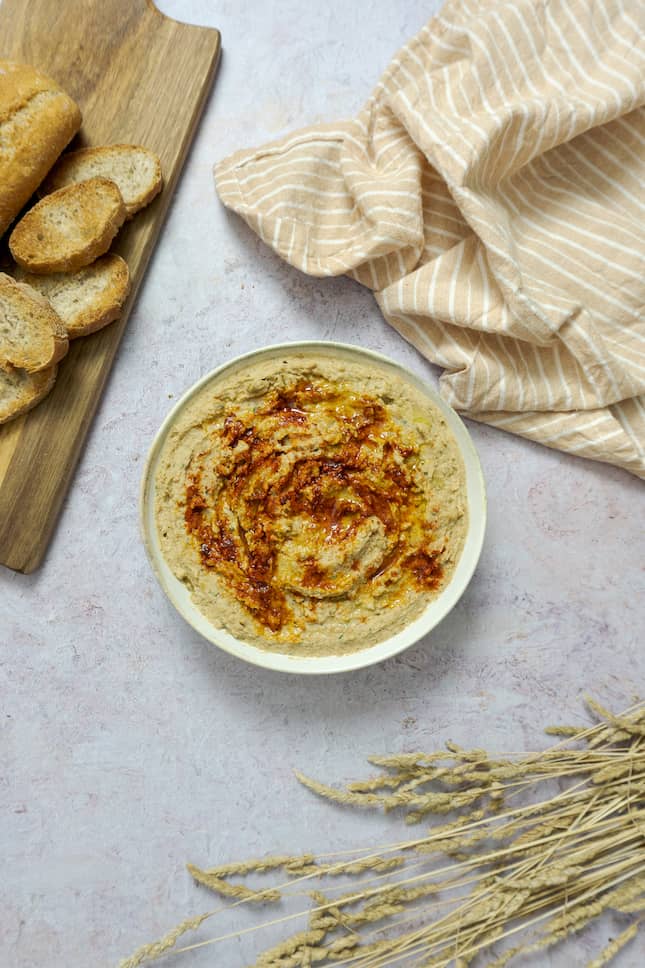 Hummus de lentejas Hummus de lentejas